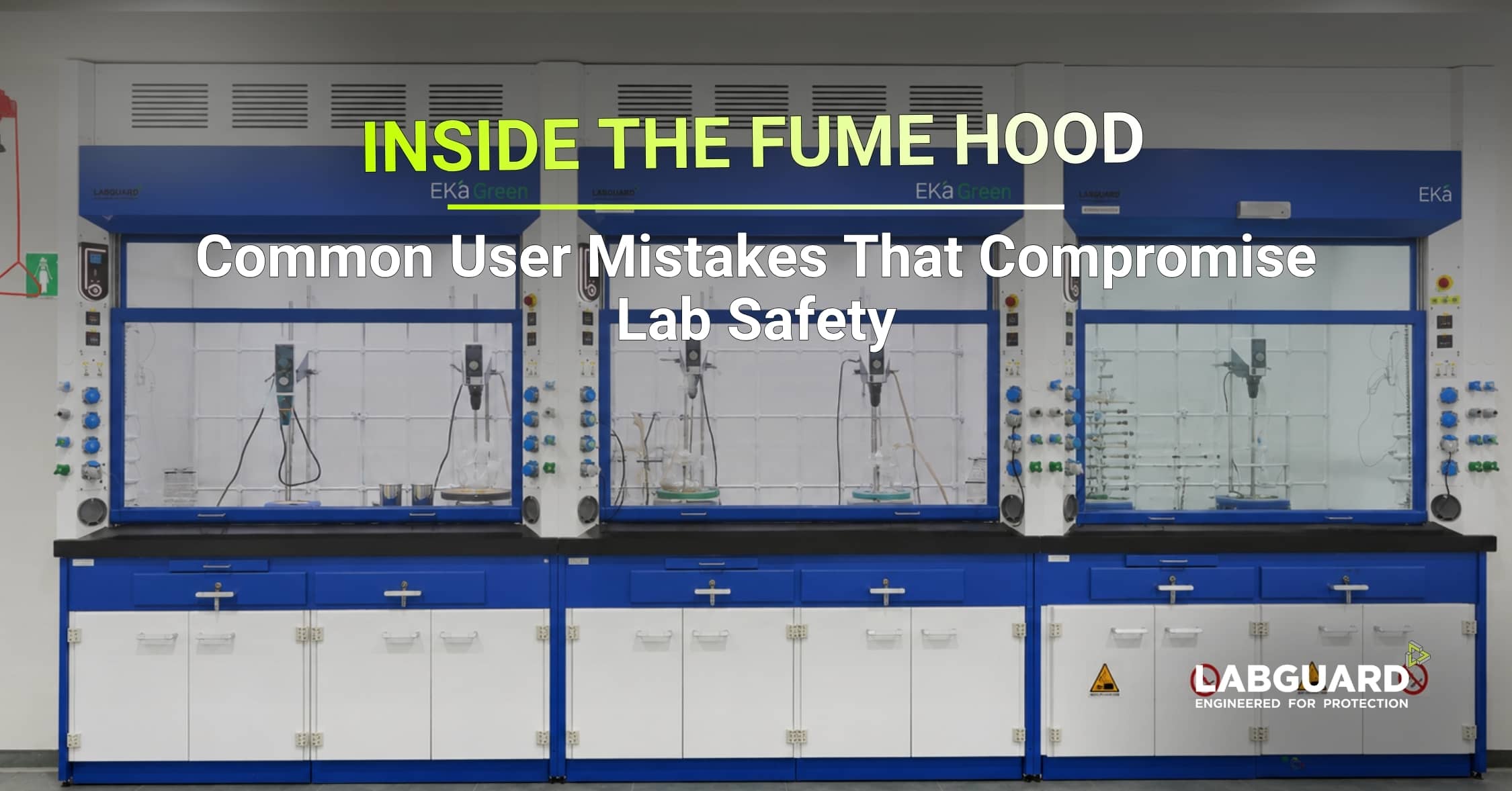 Misuse of laboratory fume hoods