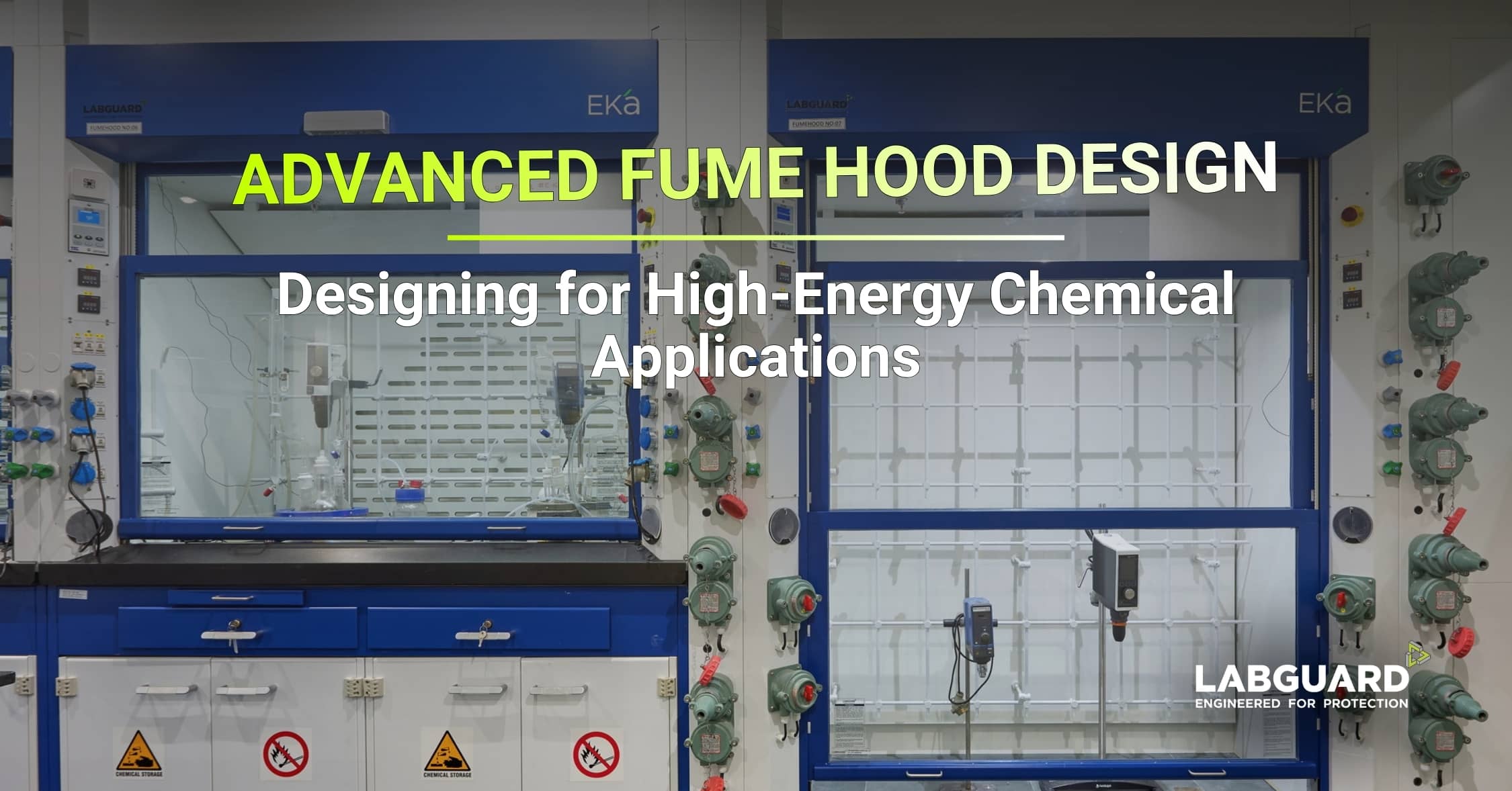 Fume hood design for advanced chemistry labs
