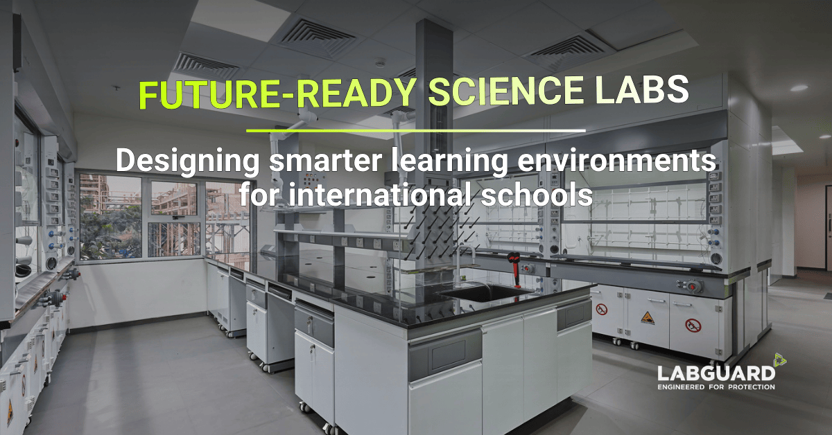 Modern science lab for international schools