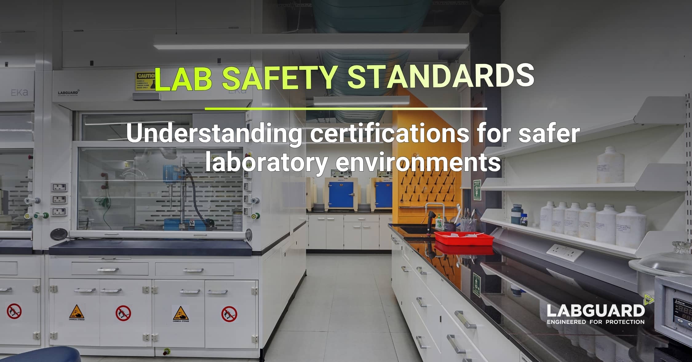 Certified safety guidelines for lab furniture