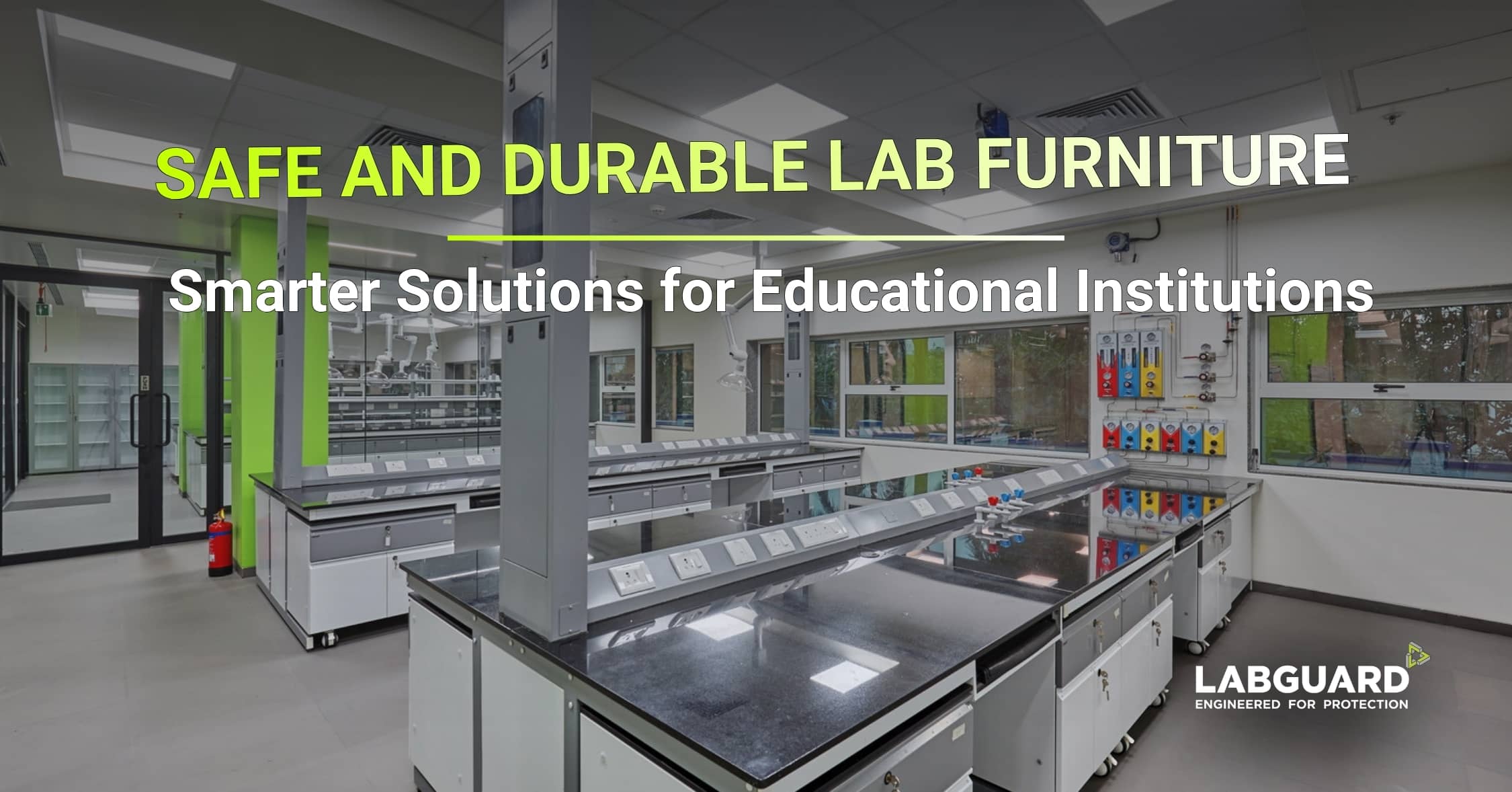 Laboratory furniture solutions for educational labs