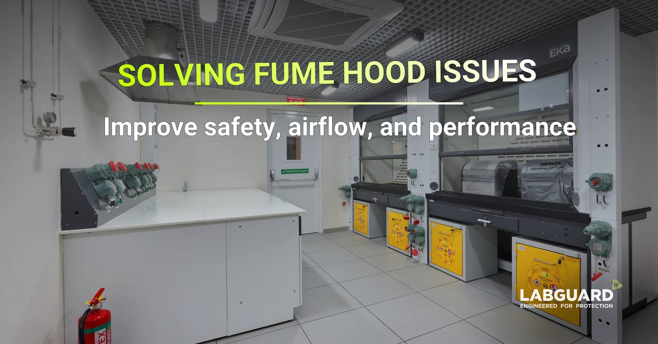 Fixing common laboratory fume hood issues
